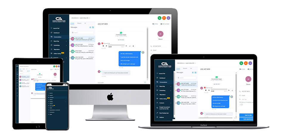 Contractor Authority Web App – Conversations & Leads Contractor Authority Web App - Conversations & Leads