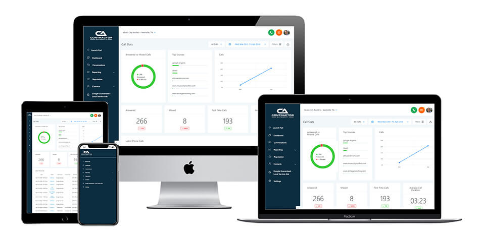 Contractor Authority Web App – Phone Call Tracking Contractor Authority Web App - Phone Call Tracking