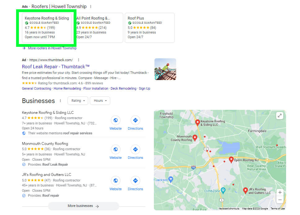 Roofing Google Local Service Ads Optimization Roofing Google Local Service Ads Optimization